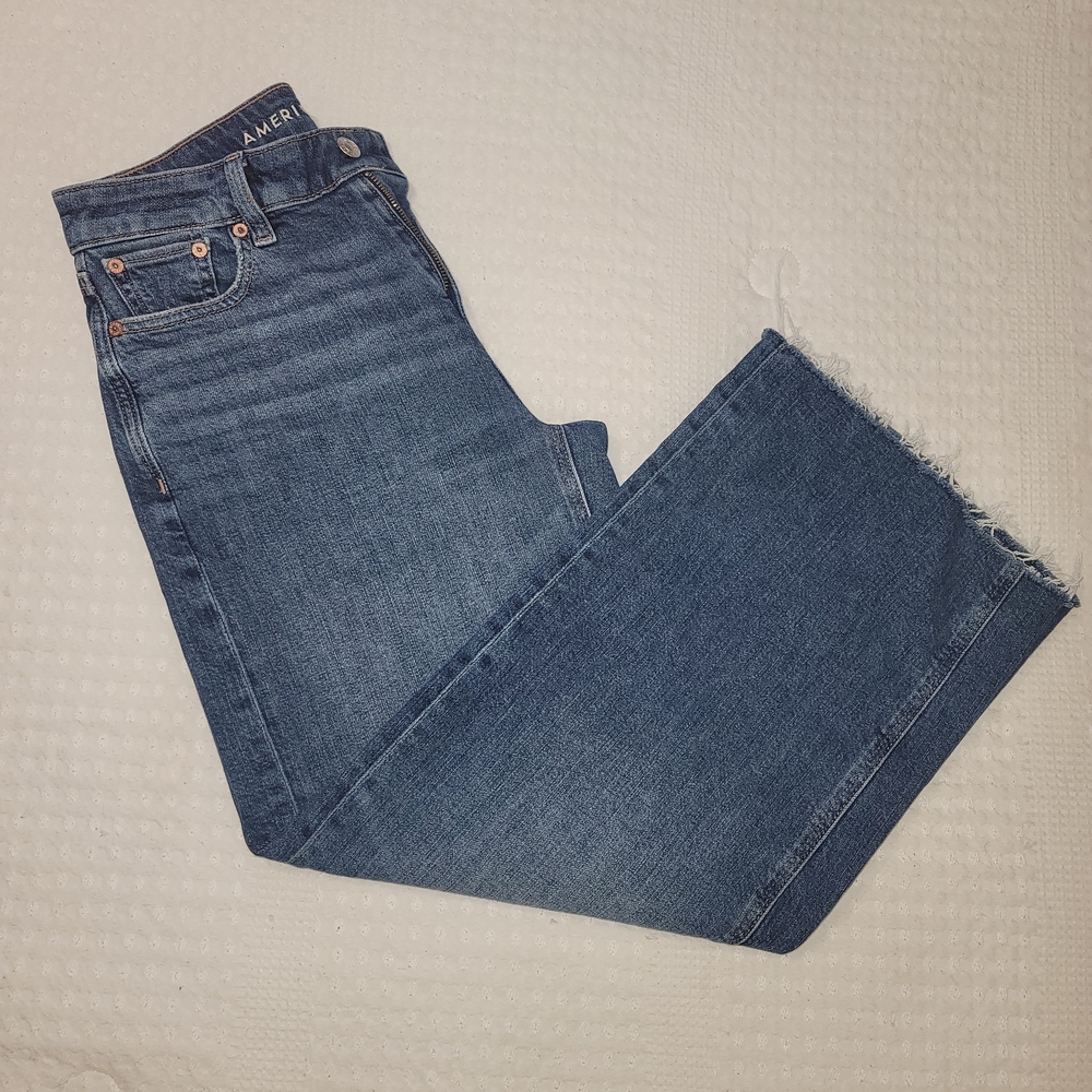 American Eagle Outfitters Dark Blue Flare Jeans